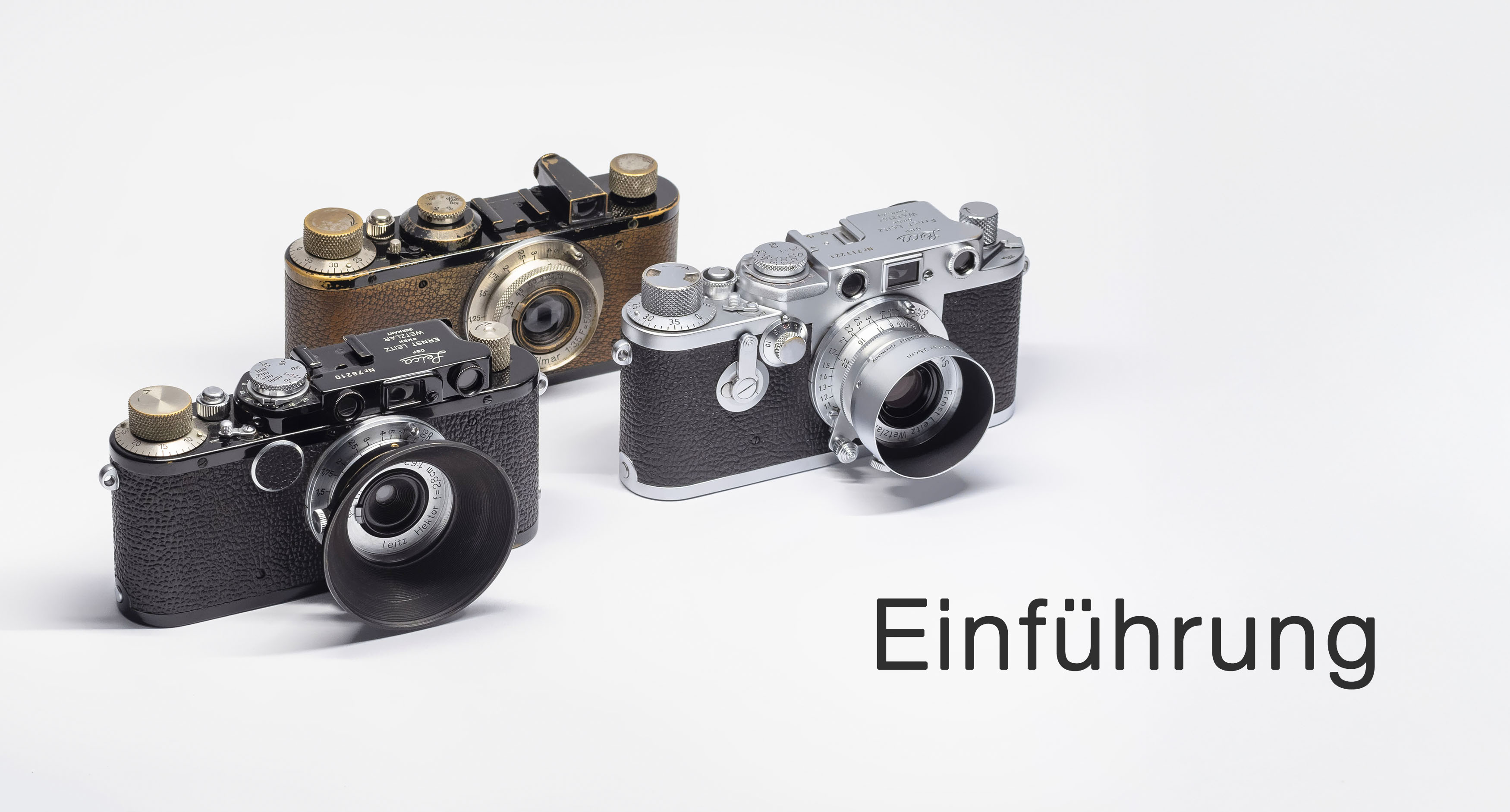 Schraubleicas aus unterschiedlichen Epochen