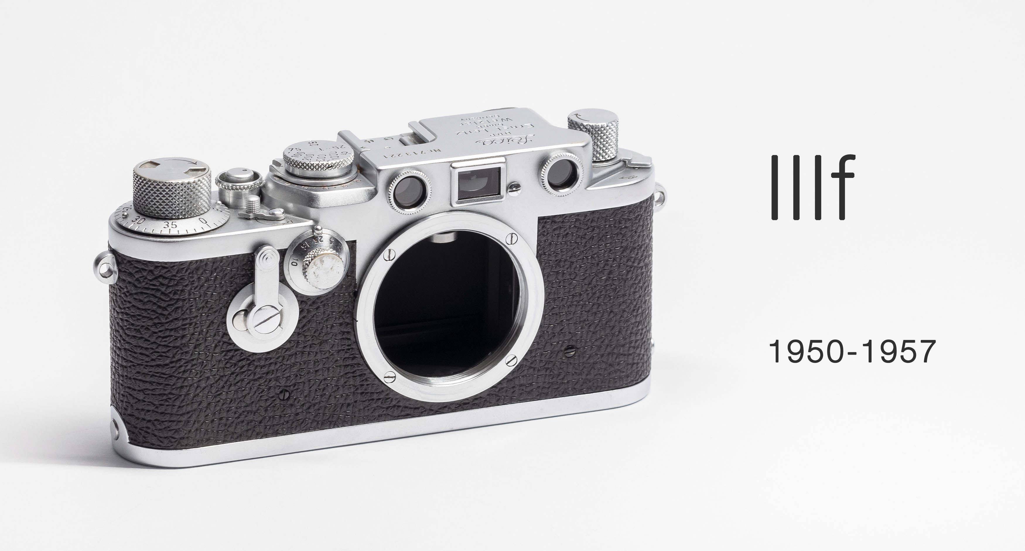 Leica IIIf Red Dial mit Vorlaufwerk